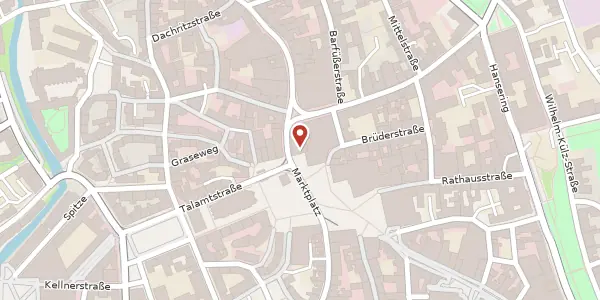 Karte der Umgebung von Marktplatz 19, 06108 Halle (Saale)