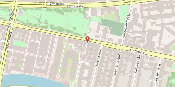 Karte der Umgebung von Alt-Moabit 105, 10559 Berlin