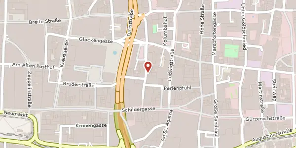 Karte der Umgebung von Herzogstr. 22-24, 50667 Köln