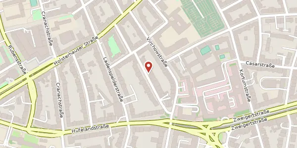 Karte der Umgebung von Pettenkoferstr. 27, 45147 Essen
