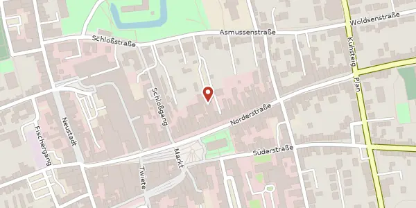 Karte der Umgebung von Markt 19, 25813 Husum