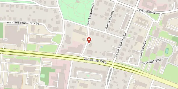 Karte der Umgebung von Ludwig-Ermold-Straße 1, 01217 Dresden