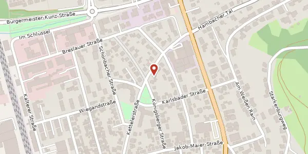 Karte der Umgebung von Kettelerstr. 33, 64646 Heppenheim