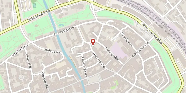 Karte der Umgebung von Herrnstr. 20, 92224 Amberg