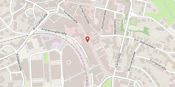 Karte der Umgebung von Kaiserstr. 1, 51643 Gummersbach