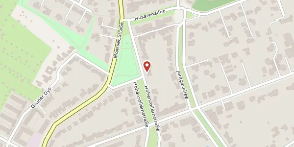 Karte der Umgebung von Grafschaftsplatz 3, 47803 Krefeld