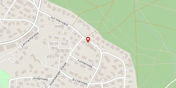 Karte der Umgebung von Am Meilwald 16, 91054 Erlangen