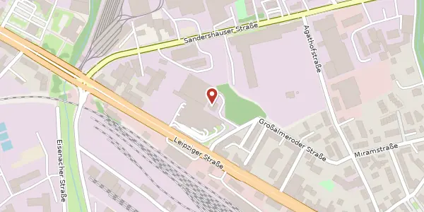 Karte der Umgebung von Melsunger Straße 3, 34123 Kassel