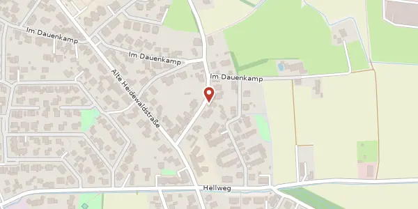 Karte der Umgebung von Auf der Reihe 8 a, 33332 Gütersloh