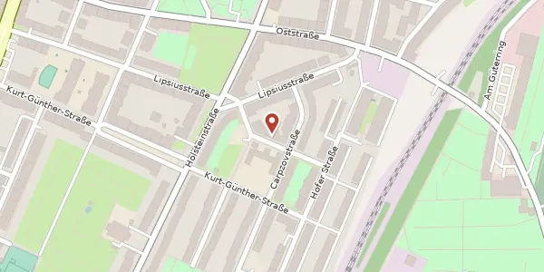 Karte der Umgebung von Palmstraße 5, 04317 Leipzig