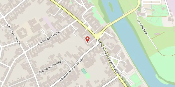 Karte der Umgebung von Seckenheimer Hauptstraße 111 B, 68239 Mannheim