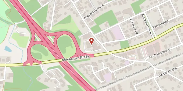 Karte der Umgebung von Wieseneckstr. 26, 90571 Schwaig