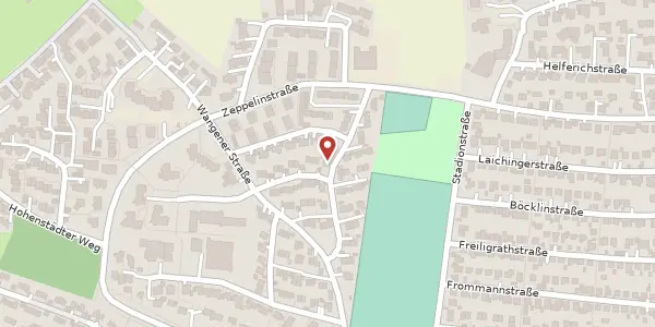 Karte der Umgebung von Brändströmstraße 5, 73033 Göppingen