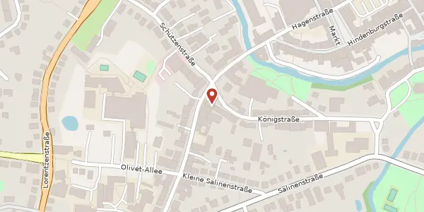 Karte der Umgebung von Königstraße 14, 23843 Bad Oldesloe