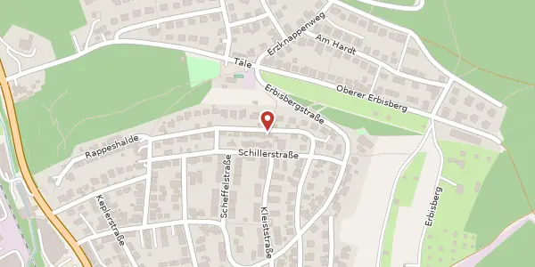 Karte der Umgebung von Hauffstraße 24/1, 89522 Heidenheim