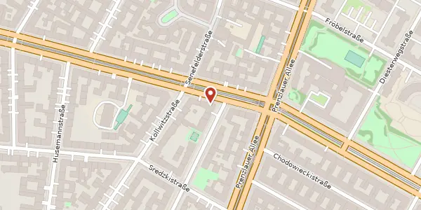 Karte der Umgebung von Danziger Straße 64, 10435 Berlin