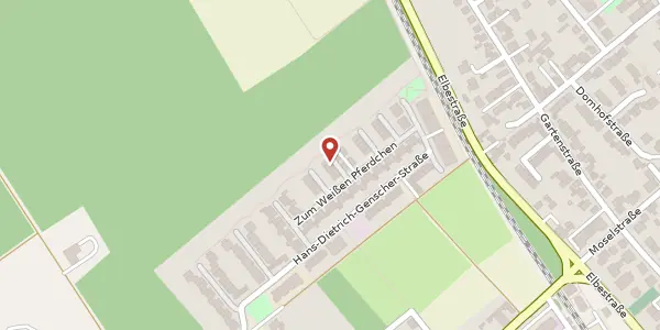 Karte der Umgebung von Zum Weißen Pferdchen 17, 53332 Bornheim