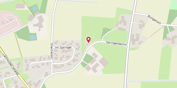 Karte der Umgebung von Springeldamm 5, 32369 Rahden
