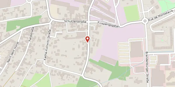 Karte der Umgebung von Hainstraße 12, 03238 Finsterwalde