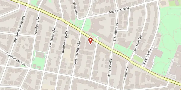 Karte der Umgebung von Bockenheimer Landstr. 51-53, 60325 Frankfurt
