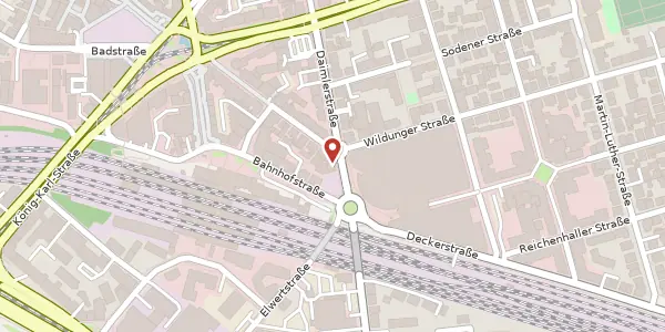Karte der Umgebung von Daimlerstraße 66, 70372 Stuttgart