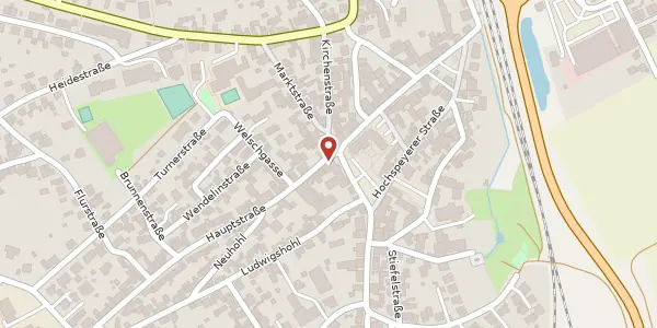 Karte der Umgebung von Hauptstraße 22, 67677 Enkenbach-Alsenborn