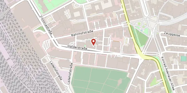 Karte der Umgebung von Halderstr. 16, 86150 Augsburg