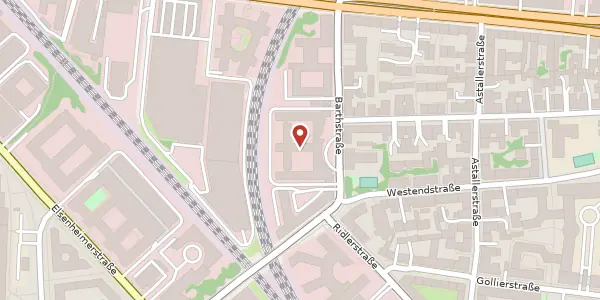 Karte der Umgebung von Barthstr. 16, 80339 München