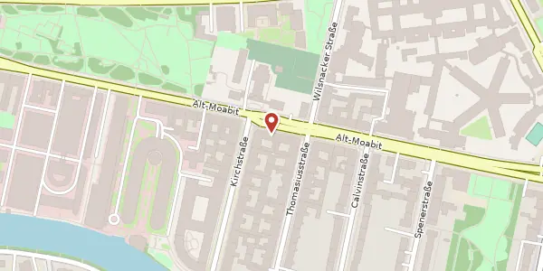 Karte der Umgebung von Alt-Moabit 108 a, 10559 Berlin