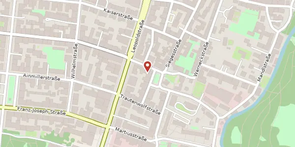Karte der Umgebung von Nikolaistr. 4, 80802 München