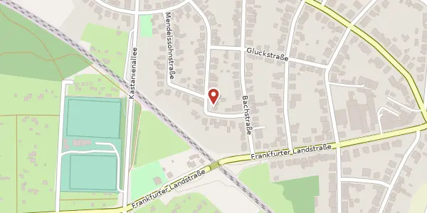 Karte der Umgebung von Haydnstr. 31, 63452 Hanau
