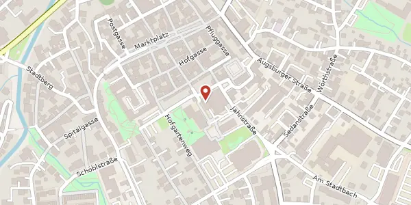 Karte der Umgebung von Bgm.-Landmann-Platz 9, 89312 Günzburg