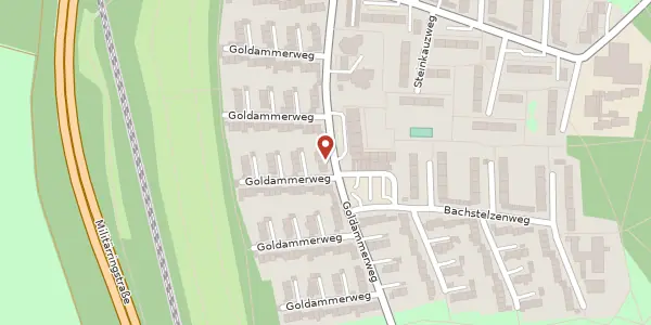Karte der Umgebung von Goldammerweg 149, 50829 Köln