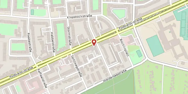 Karte der Umgebung von Podbielskistraße 200, 30177 Hannover