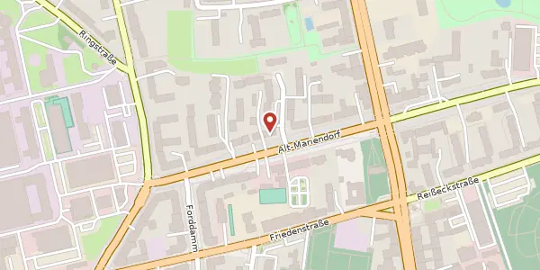 Karte der Umgebung von Alt-Mariendorf 46, 12107 Berlin