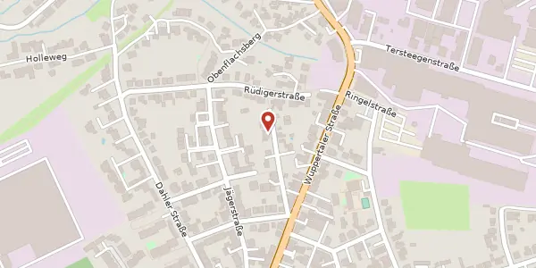 Karte der Umgebung von Rüdigerstr. 7, 42653 Solingen