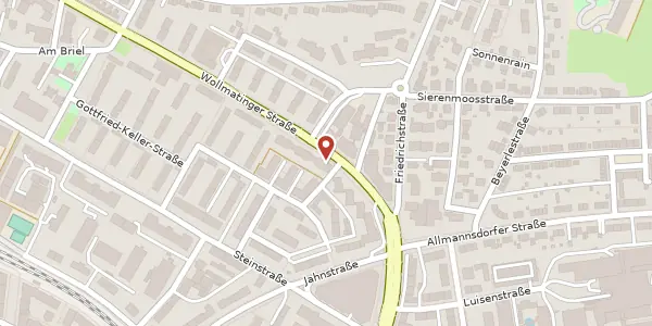 Karte der Umgebung von Wollmatinger Straße 1, 78467 Konstanz