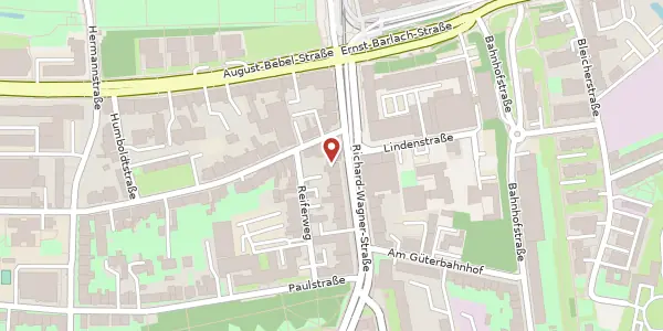 Karte der Umgebung von Richard-Wagner-Straße 14, 18055 Rostock