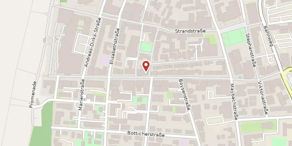 Karte der Umgebung von Friedrichstraße 28, 25980 Sylt OT Westerland