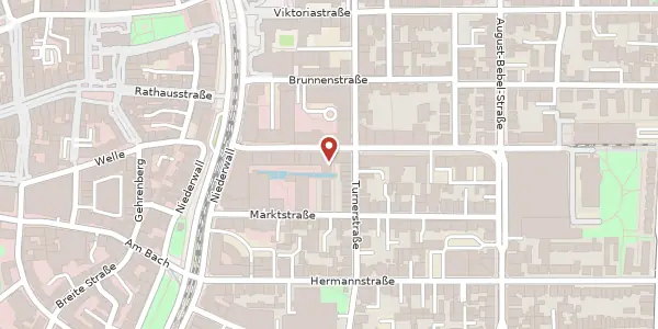 Karte der Umgebung von Nikolaus-Dürkopp-Str. 4 a, 33602 Bielefeld