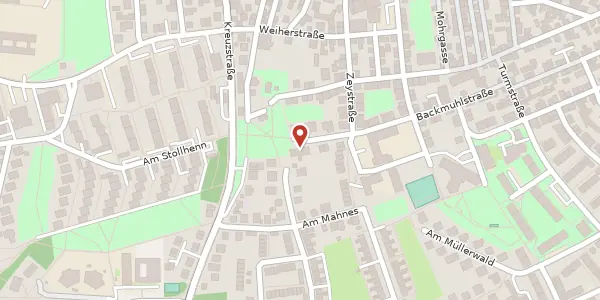 Karte der Umgebung von Am Suderbrunnen 25, 55120 Mainz