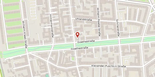 Karte der Umgebung von Goethestr. 16, 39108 Magdeburg