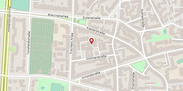 Karte der Umgebung von Donnerstraße 10, 22763 Hamburg