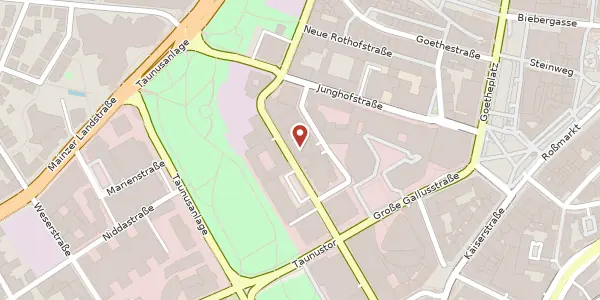 Karte der Umgebung von Neue Mainzer Str. 52-58, 60311 Frankfurt