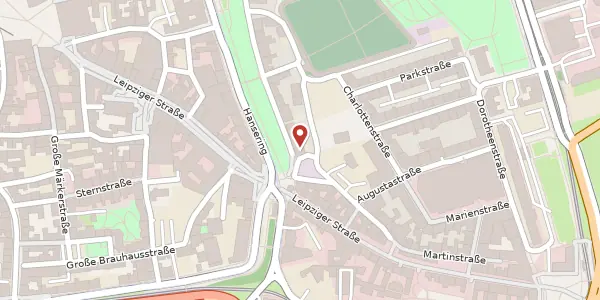 Karte der Umgebung von Töpferplan 1, 06108 Halle (Saale)