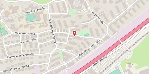 Karte der Umgebung von Weimarer Straße 48, 71065 Sindelfingen