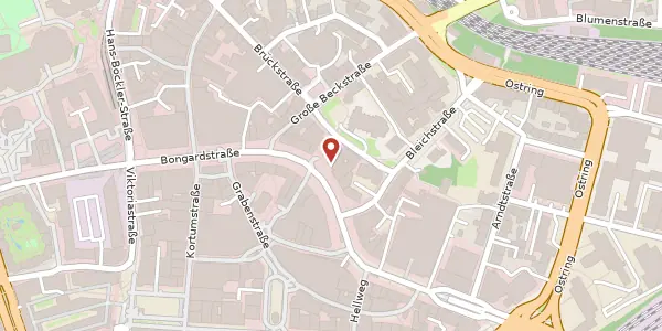Karte der Umgebung von Bongardstr. 29, 44787 Bochum