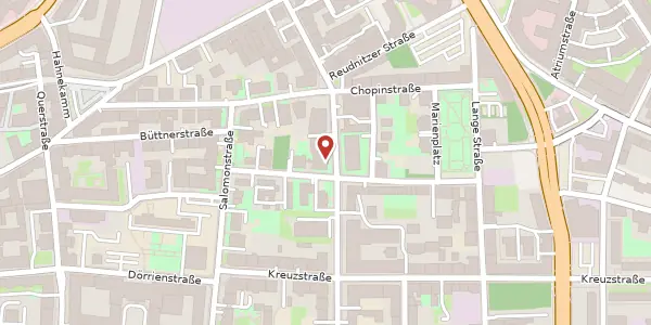 Karte der Umgebung von Inselstraße 29, 04103 Leipzig