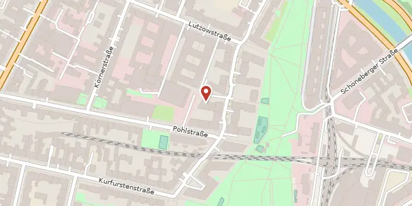 Karte der Umgebung von Flottwellstraße 16, 10785 Berlin