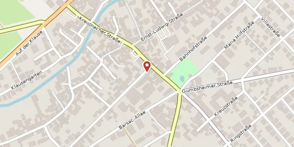 Karte der Umgebung von Kirchstraße 2, 55597 Wöllstein